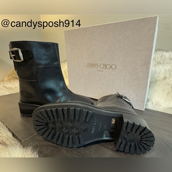 JIMMY CHOO 
Brooklyn Black Leather Boots
Women’s size EU 36 - Picture 2 of 13